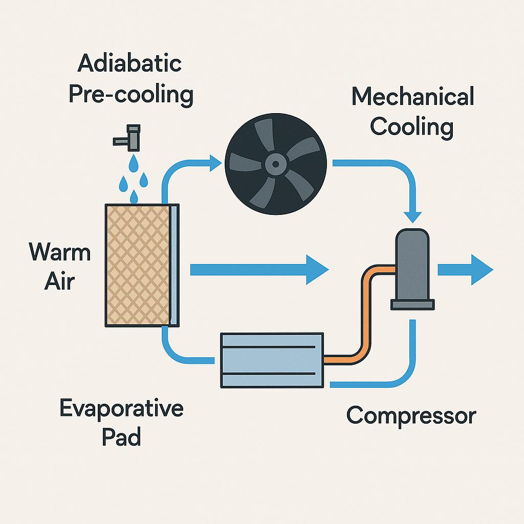 چیلرهای آدیاباتیک: اصول عملکرد، طراحی، کاربردها و ارزیابی فنی–اقتصادی