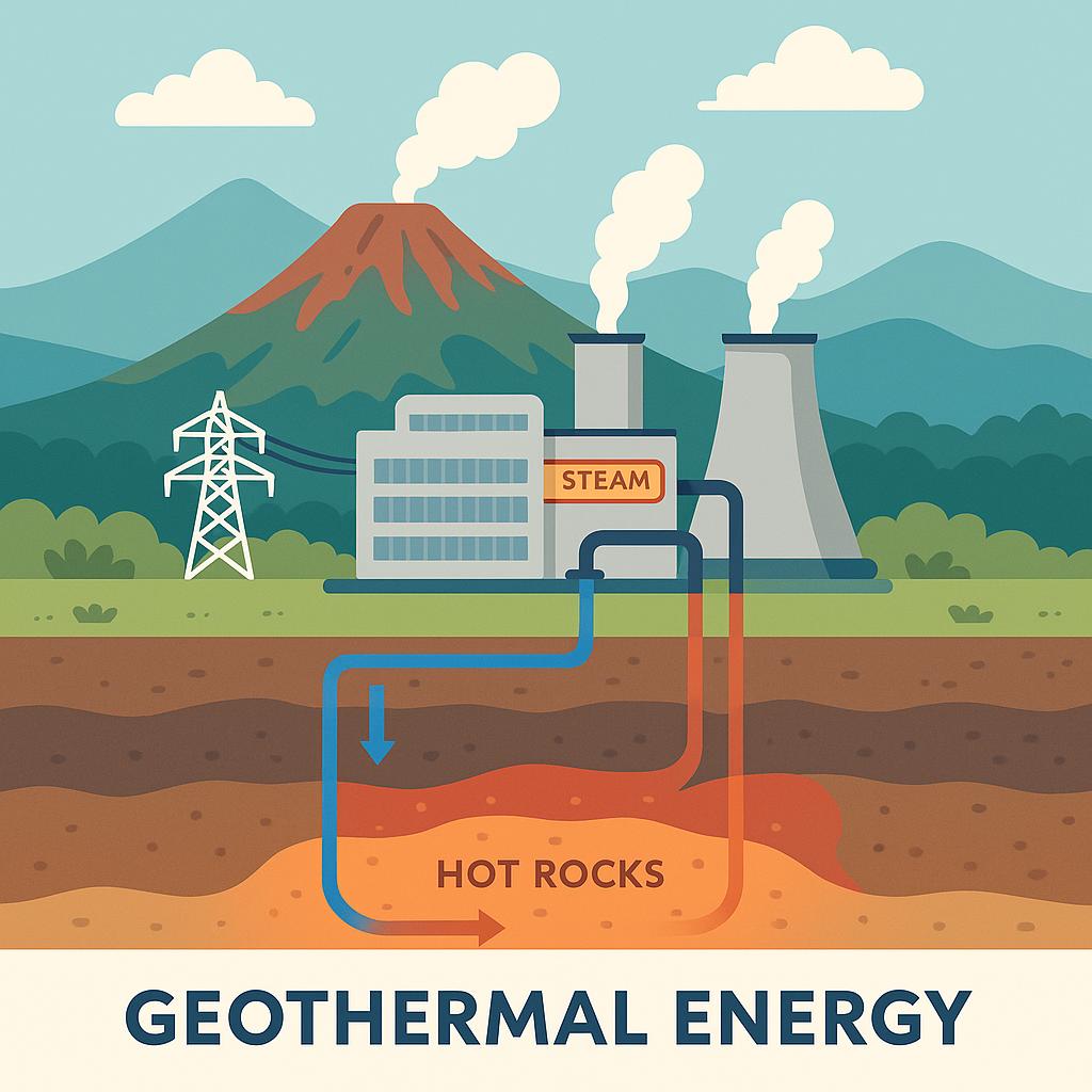 انرژی زمین‌گرمایی: منبعی پایدار برای آینده‌ای سبز